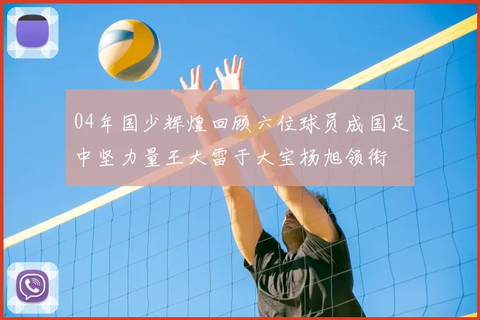 04年国少辉煌回顾六位球员成国足中坚力量王大雷于大宝杨旭领衔